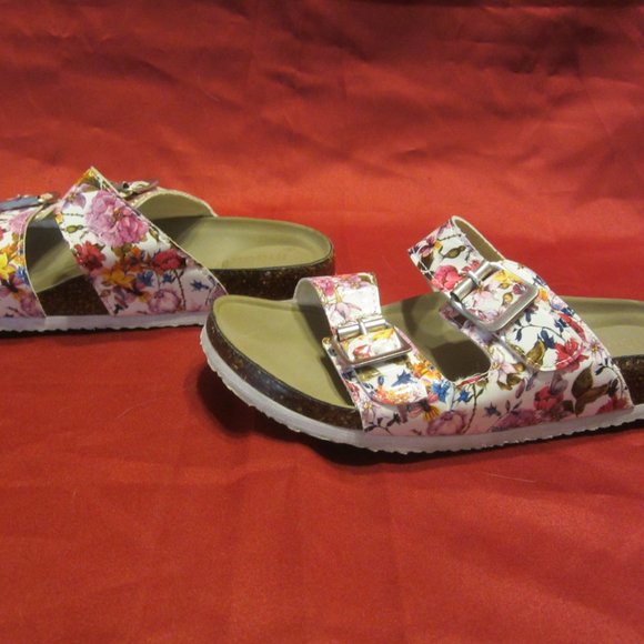 MADDEN GIRL BLAIRR, GIRLS/WOMENS FLORAL SANDALS SIZE 6M - Picture 3 of 7